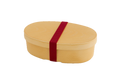 Oval Wood grain Bento Box