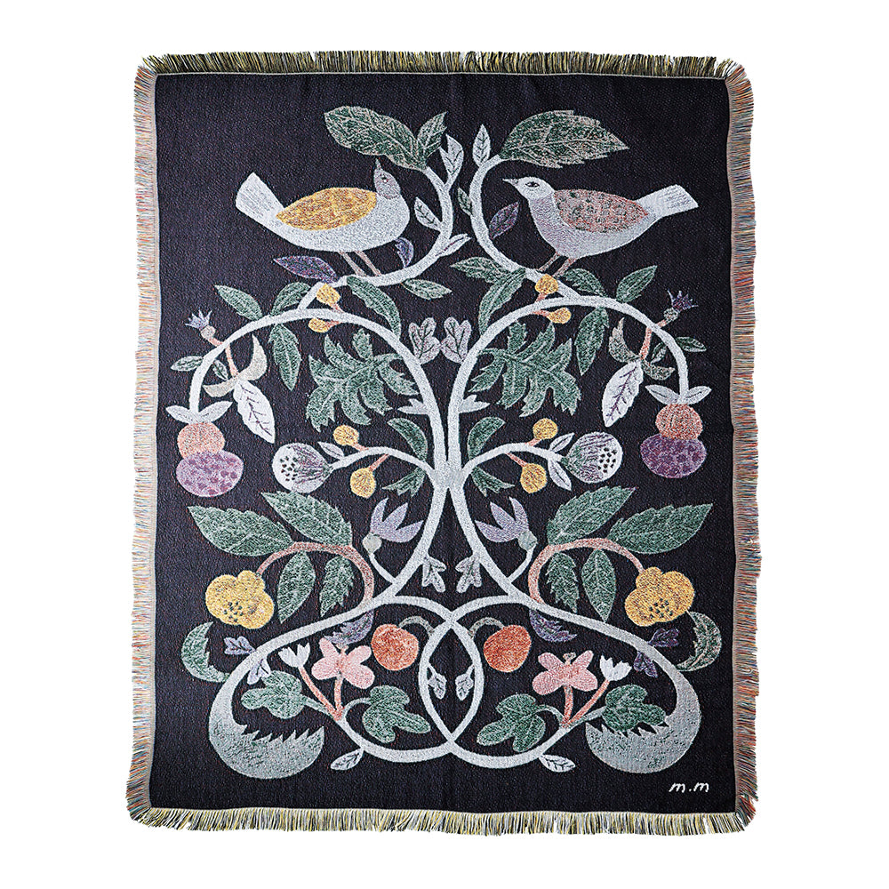Matsuo Miyuki Tapestry Rug Black