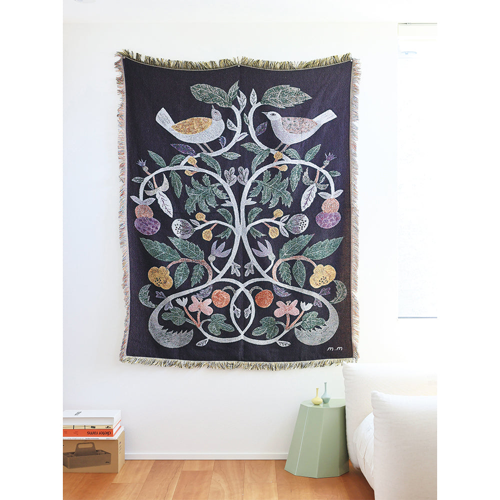 Matsuo Miyuki Tapestry Rug Black