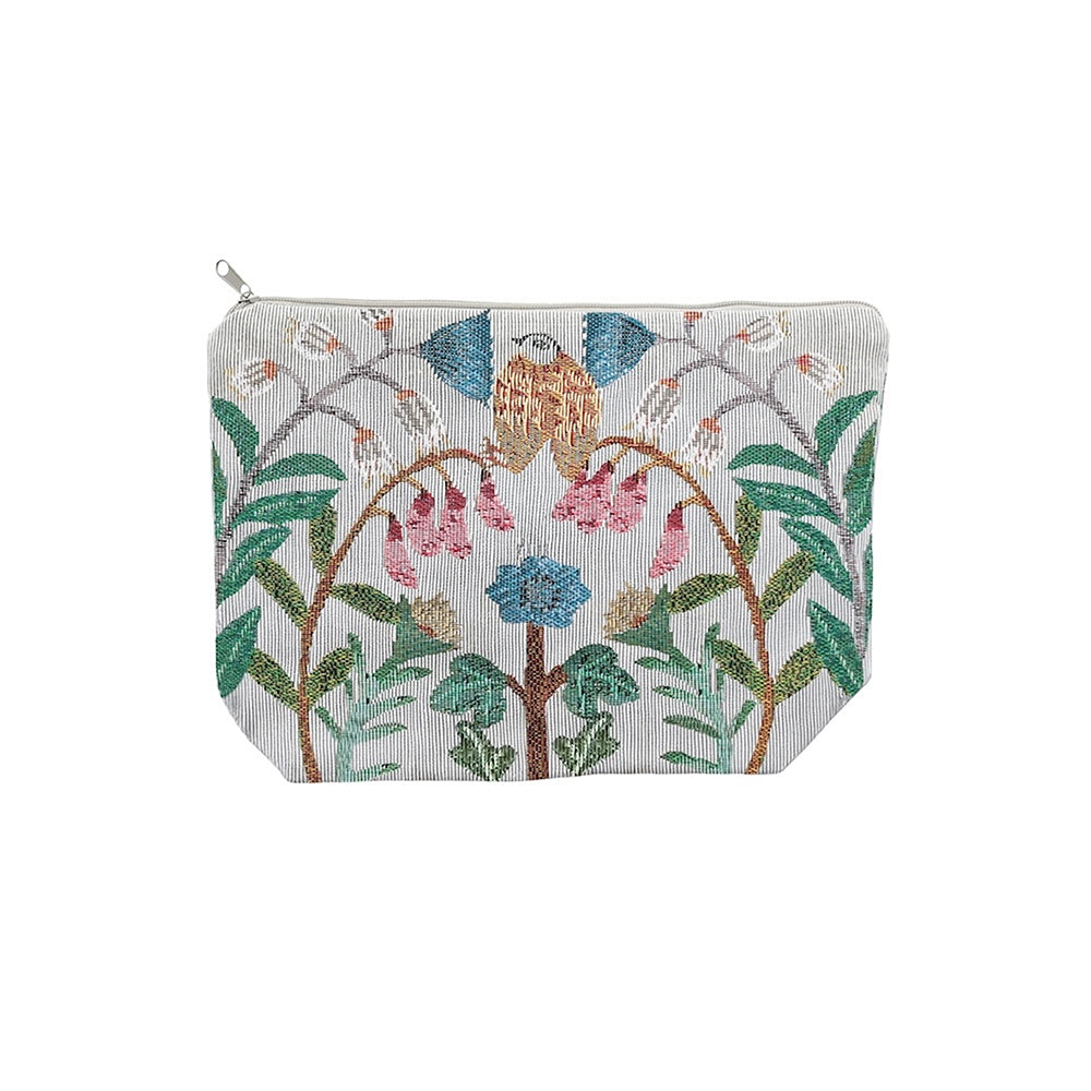Matsuo Miyuki Travel Pouch Flower Bird