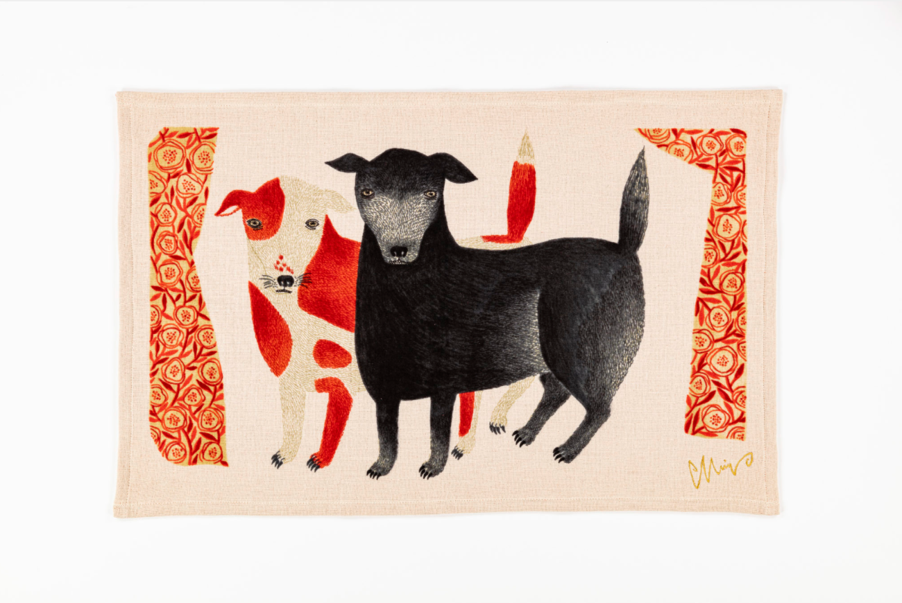 Morita Miw Spotted Dog Towel