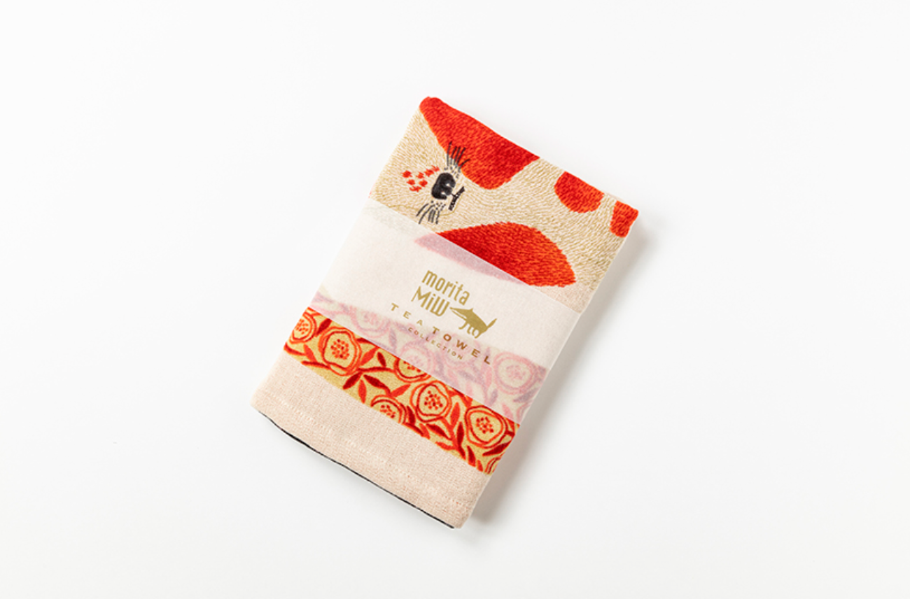 Morita Miw Spotted Dog Towel