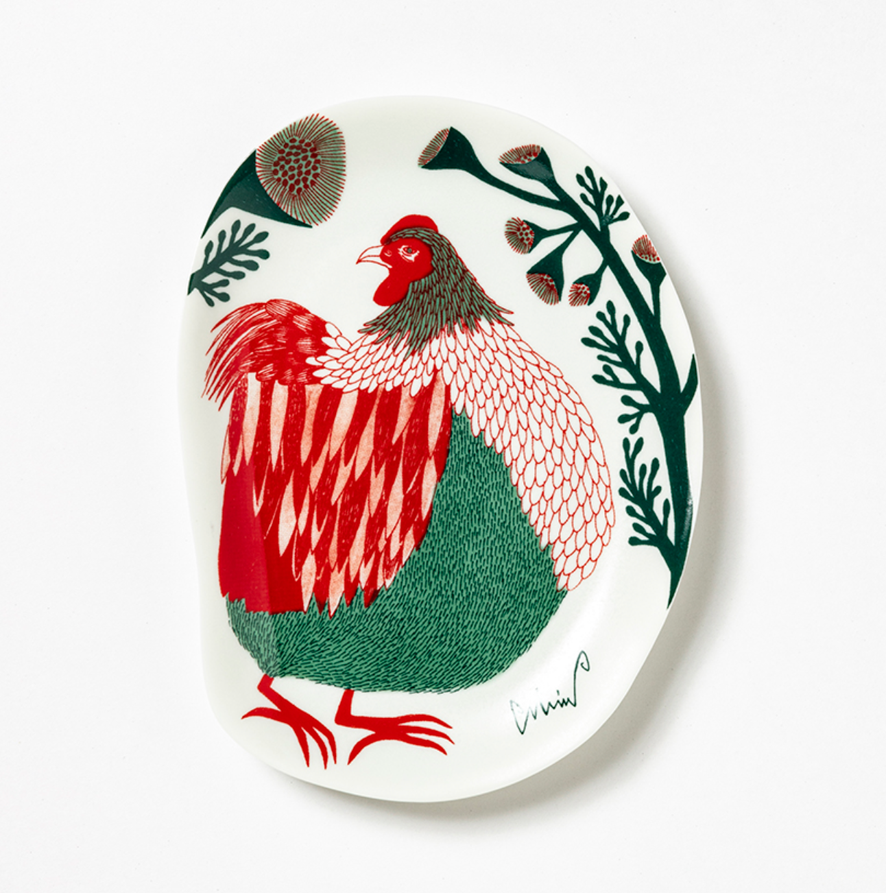 Morita Miw Rooster Trinket